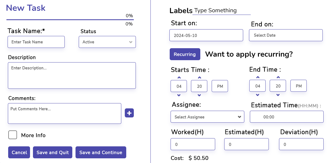 Fast and Accurate Month Planning