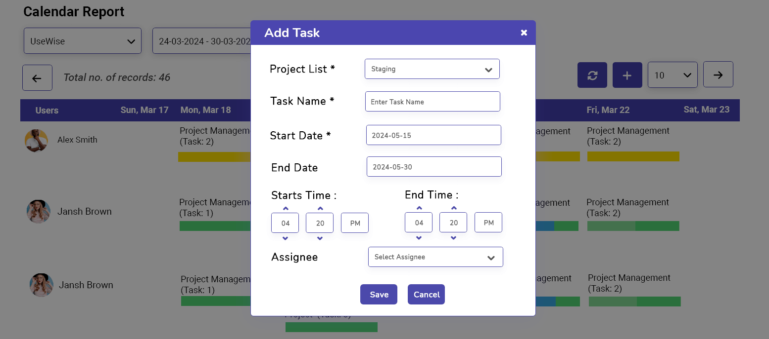 Easily Reschedule Tasks